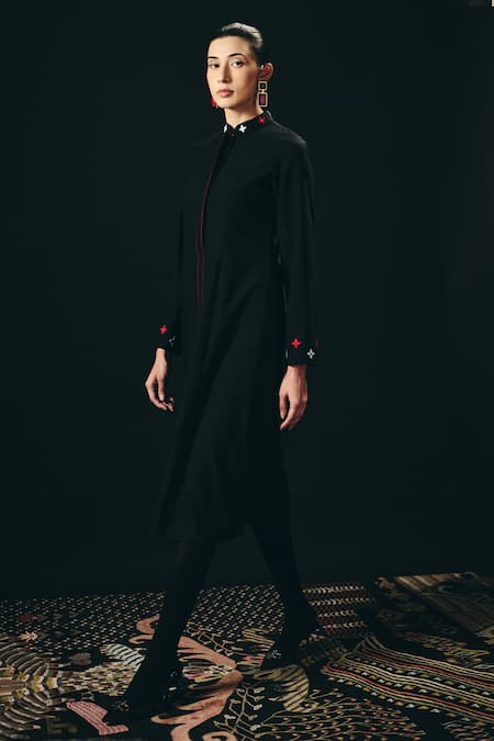 Shimona Noire Midi Dress 