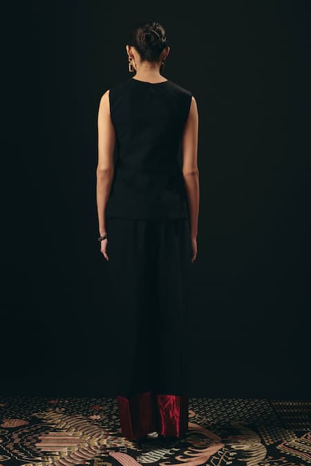 Shimona Rouge Sleeveless Top & Pant Set 