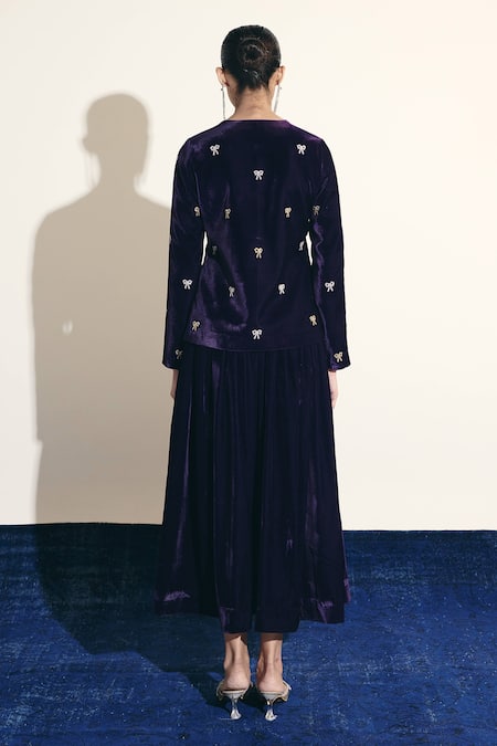 Shimona Imperial Bow Jacket & Skirt Set 