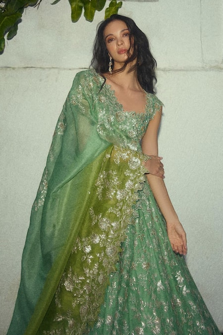 Anushree Reddy Embroidered Lehenga Set 