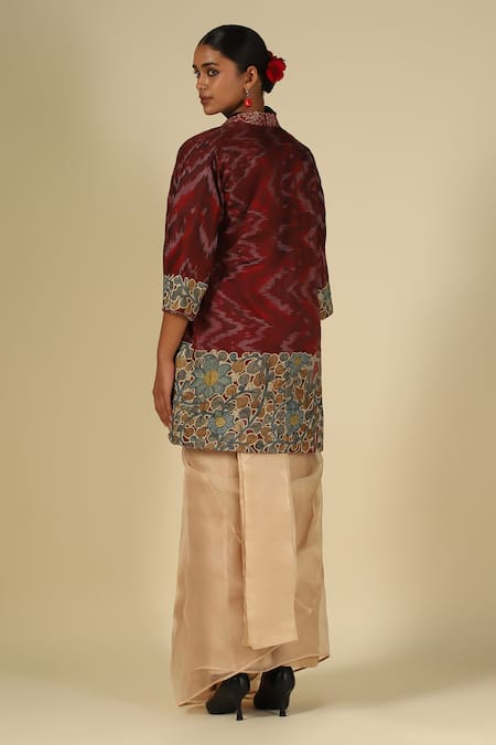 LATHA PUTTANNA Hand Painted Kalamkari Jacket 