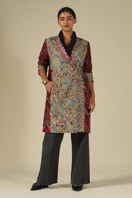 LATHA PUTTANNA Hand Painted Jacket 