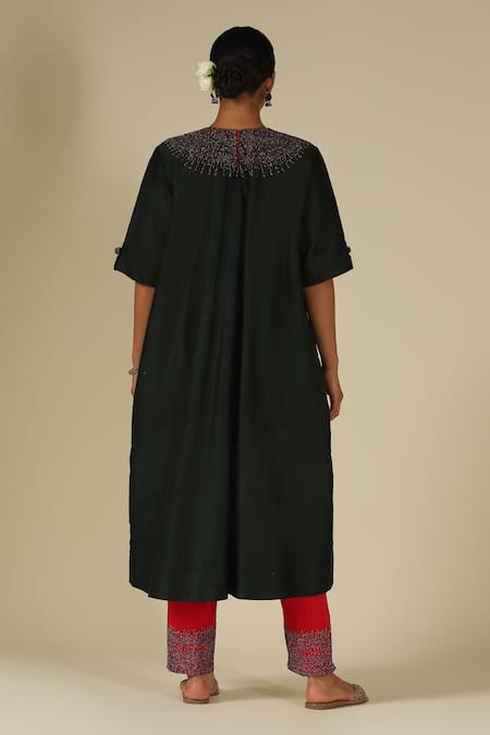 LATHA PUTTANNA Beads Embellishment Kurta Set 