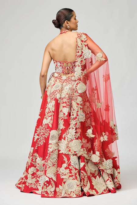 Varun Bahl Dori Embroidered Lehenga Set 