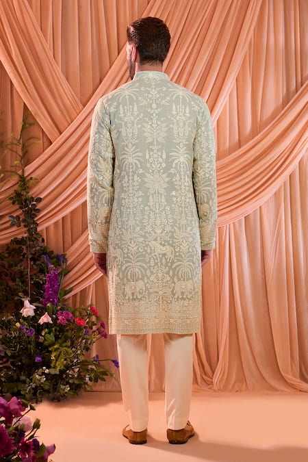 Kasbah Chikankari Georgette Kurta 