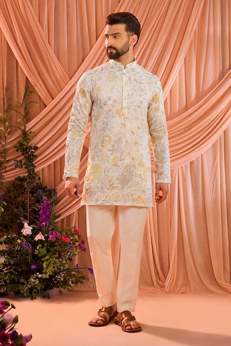 Kasbah Floral Embroidered Kurta 