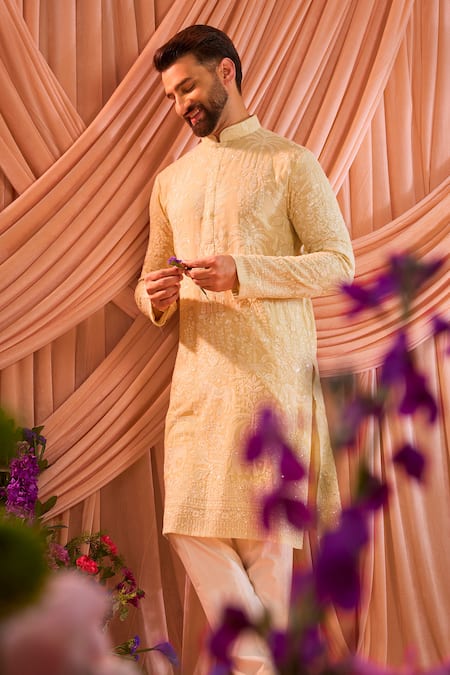 Kasbah Tonal Work Georgette Kurta 