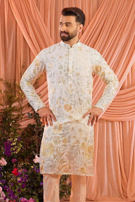 Kasbah Floral Pattern Kurta 