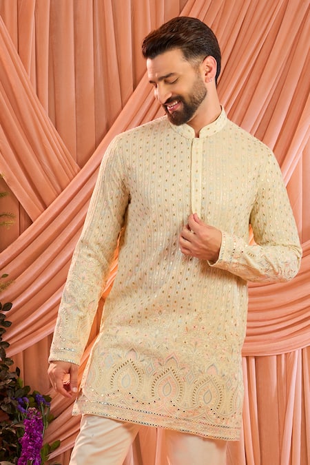 Kasbah Embroidered Georgette Kurta 