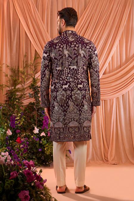 Kasbah Heritage Motif Georgette Kurta 