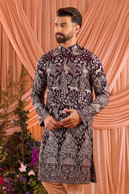 Kasbah Heritage Motif Georgette Kurta 