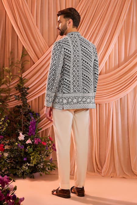 Kasbah Hand Embroidered Bandhgala 