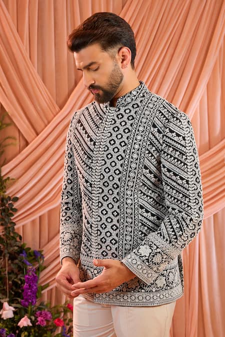 Kasbah Hand Embroidered Bandhgala 