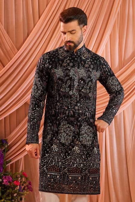 Kasbah Embroidered Georgette Kurta 