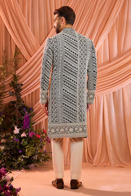 Kasbah Hand Embroidered Sherwani Jacket 