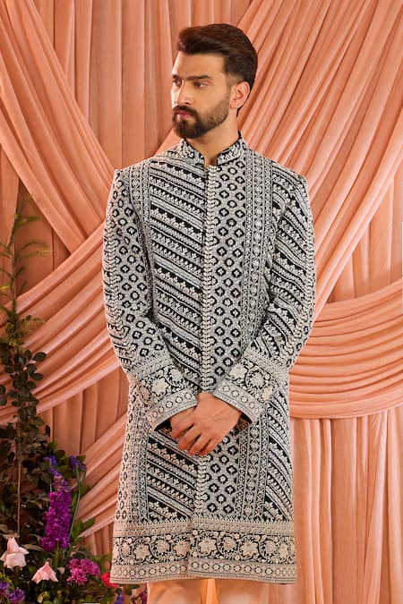 Kasbah Hand Embroidered Sherwani Jacket 