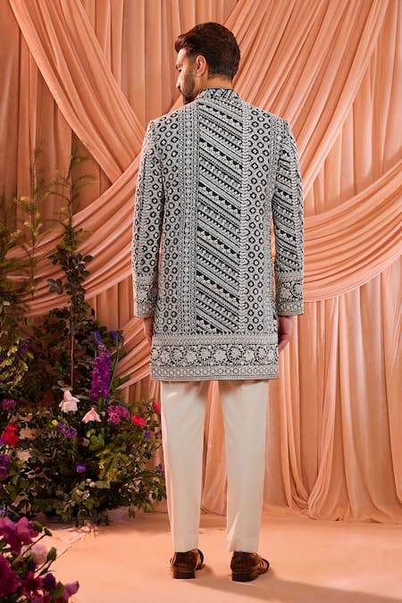 Kasbah Hand Embroidered Sherwani Jacket  