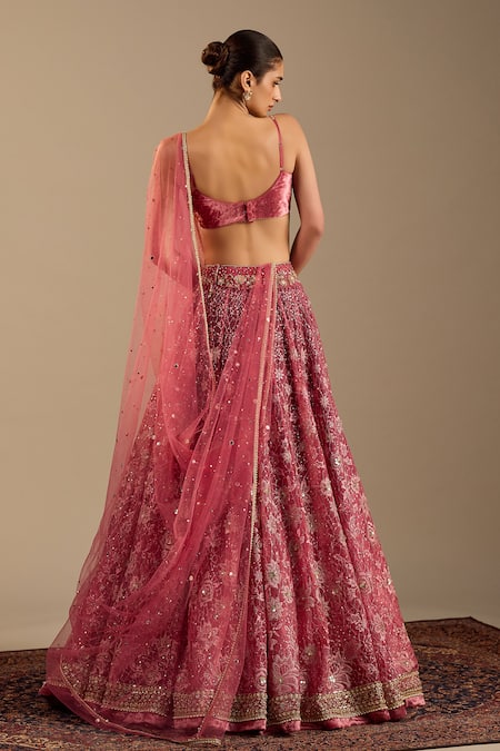 Cedar & Pine Florence Embroidered Lehenga Set
