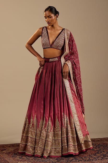 Cedar & Pine Gaia Ombre Lehenga Set