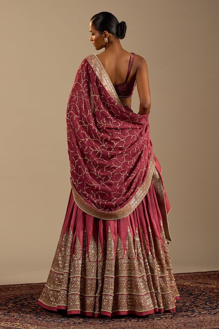 Cedar & Pine Gaia Ombre Lehenga Set