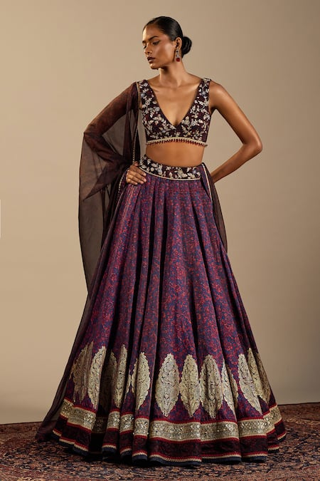 Cedar & Pine Vittoria Printed Lehenga Set