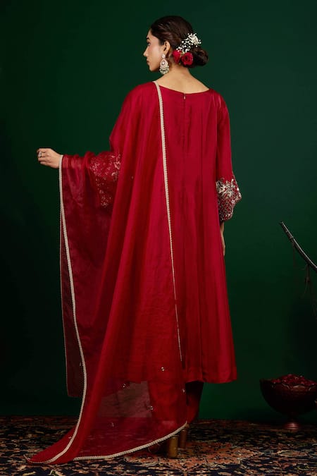 Omana By Ranjana Bothra Seerat Embroidered Anarkali Set 