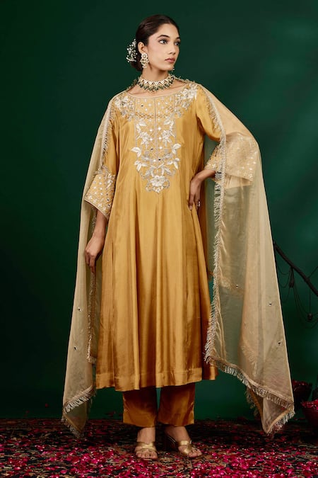 Omana By Ranjana Bothra Seerat Embroidered Anarkali Set 