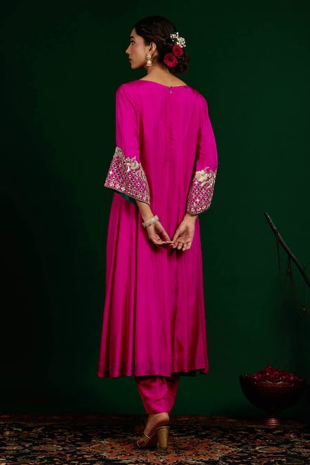 Omana By Ranjana Bothra Seerat Embroidered Anarkali Set 