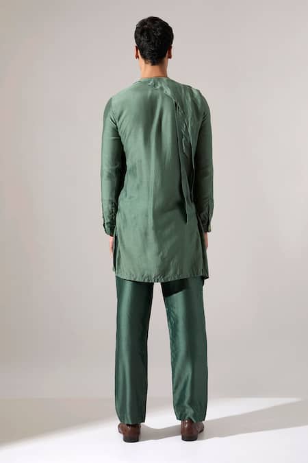 Son Of A Noble Snob Avren Asymmetric Kurta Set 