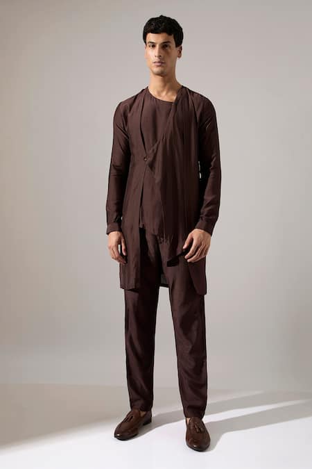 Son Of A Noble Snob Orion Asymmetric Kurta Set 