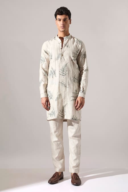 Son Of A Noble Snob Amos Fern Kurta Set 