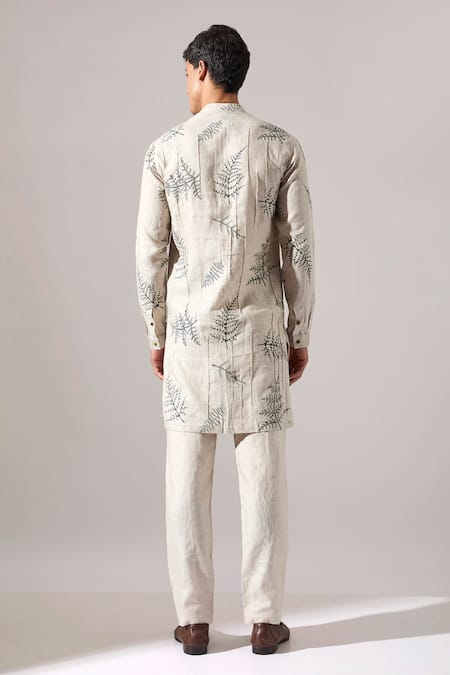 Son Of A Noble Snob Amos Fern Kurta Set 