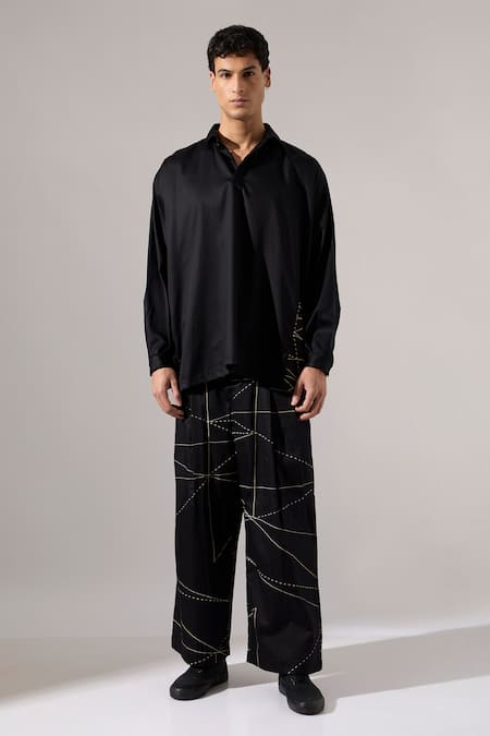 Son Of A Noble Snob Mathew Shirt & Printed Pant Set 