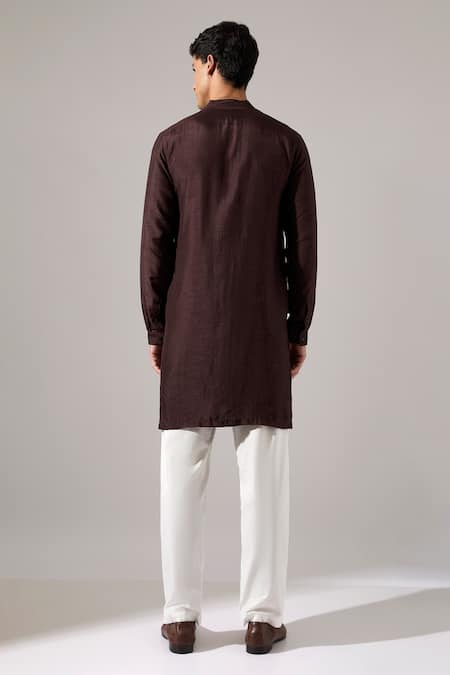 Son Of A Noble Snob John Hand Embroidered Kurta Set 