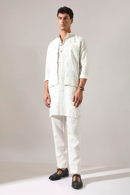 Son Of A Noble Snob Cameron Dot Print Bundi Set 