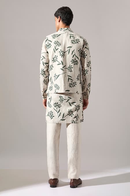 Son Of A Noble Snob Cameron Paradise Printed Bundi Set 