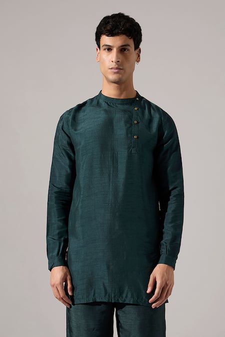 Son Of A Noble Snob Fisher Aysmmetric Kurta Set 