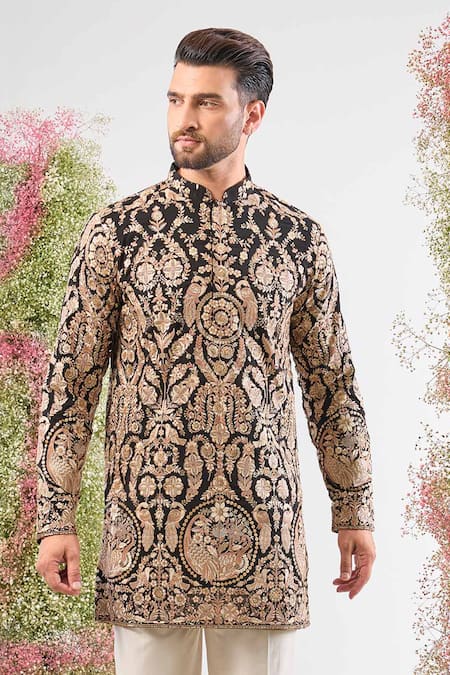 Kasbah Zari Embroidered Short Kurta 