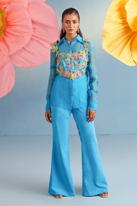 Parul And Preyanka Delilah Shirt & Bolero Set 