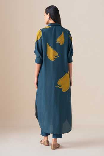 Ampm Filigree Pattern Tunic & Pant Set 