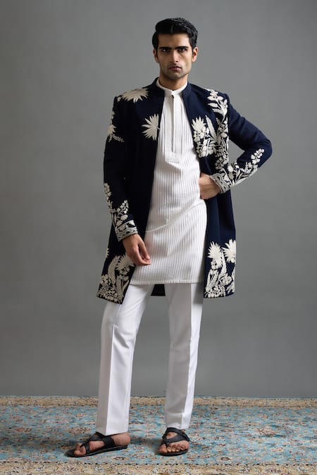 Gargee Designers Neelraj Embroidered Jacket Kurta Set 