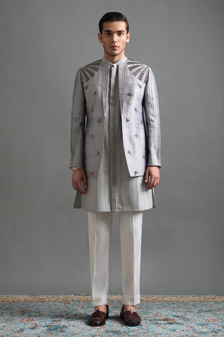 Gargee Designers Nakshatra Embroidered Jacket Kurta Set 