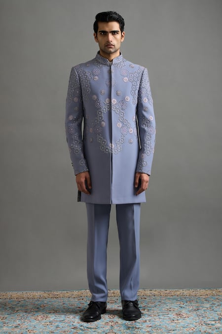 Gargee Designers Neelmani Embroidered Sherwani Jacket Set 