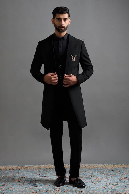 Gargee Designers Viraat Front Open Sherwani Set 