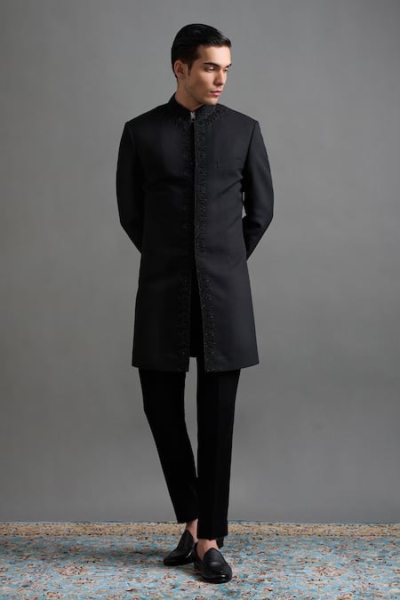 Gargee Designers Kaalratri Jacquard Sherwani Set 