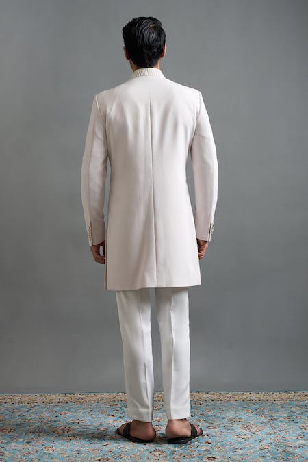 Gargee Designers Shvet Embellished Sherwani Set 