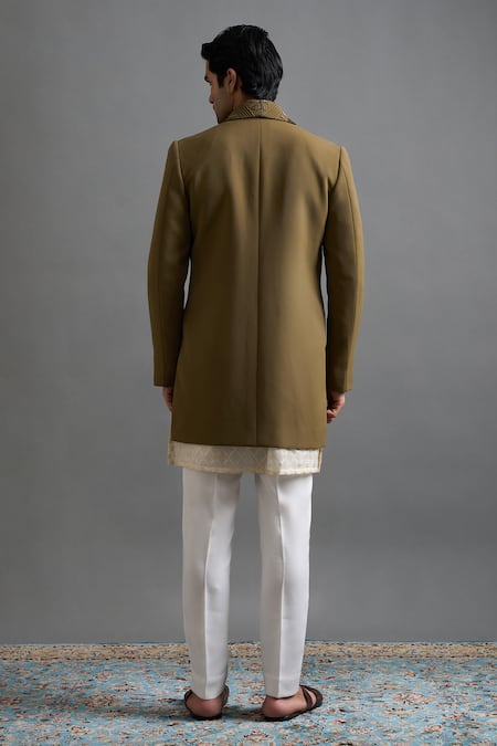 Gargee Designers Aranya Front Open Sherwani Jacket Set 