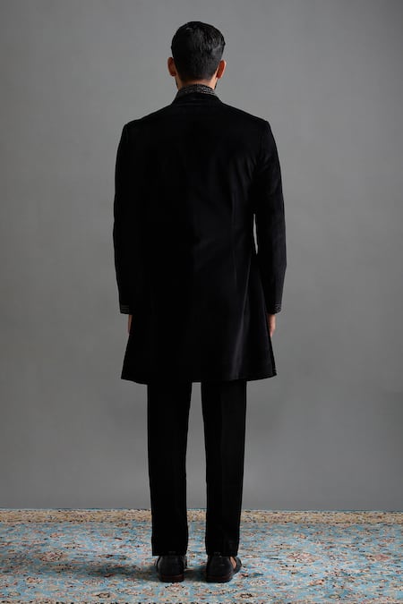 Gargee Designers Veeraj Front Open Sherwani Jacket Set 