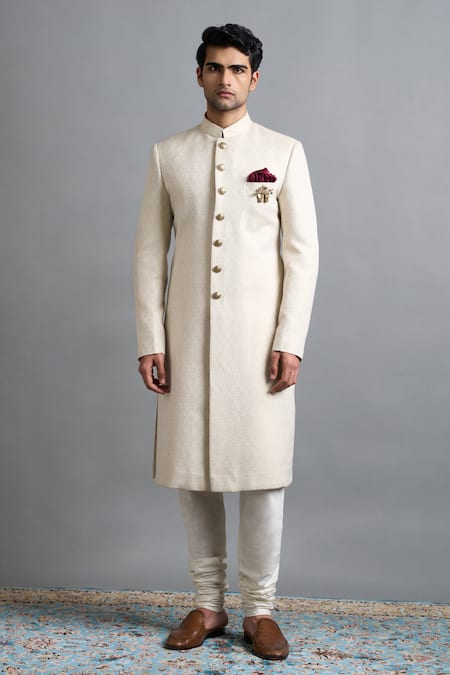 Gargee Designers Advait Woven Sherwani Set 