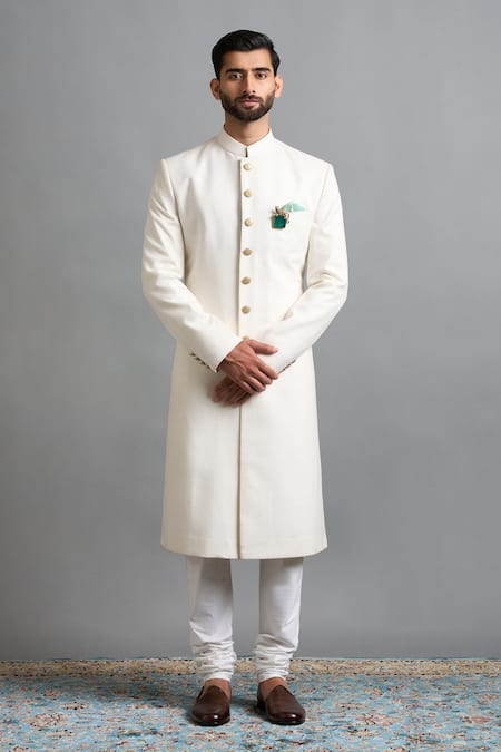 Gargee Designers Arjun Ivory Sherwani Set 
